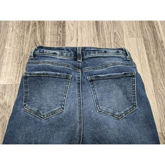 (3/$35) NOBO No Boundaries Size 3 Distressed High Rise Skinny Button Fly Jeans - Picture 3 of 10